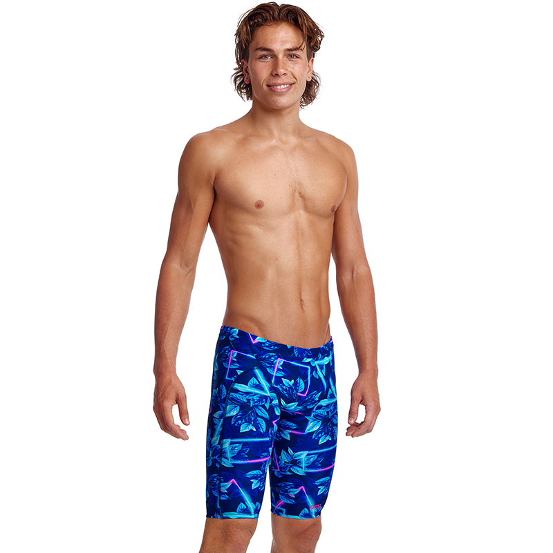 Funky Trunks - Leaf Laser - Mens Training Jammers