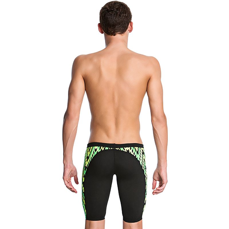 Funky Trunks - Neon Razor Mens Training Jammers - Aqua Swim Supplies