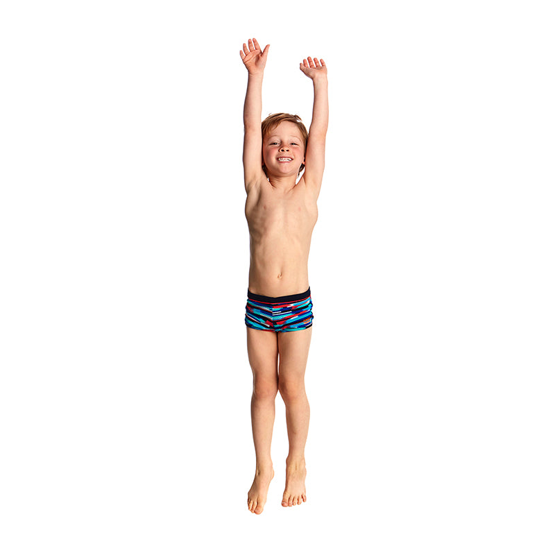 Funky Trunks - Meshed Up Toddler Boys Square Trunks