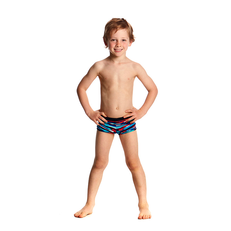 Funky Trunks - Meshed Up Toddler Boys Square Trunks