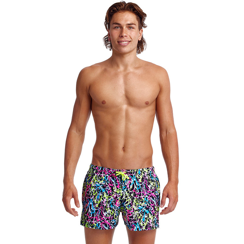 Funky Trunks - Messed Up - Mens Shorty Shorts Short