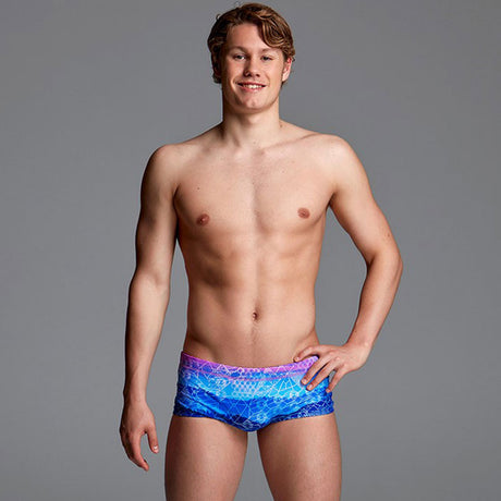 Funky Trunks - Mount Up Mens Plain Front Trunks