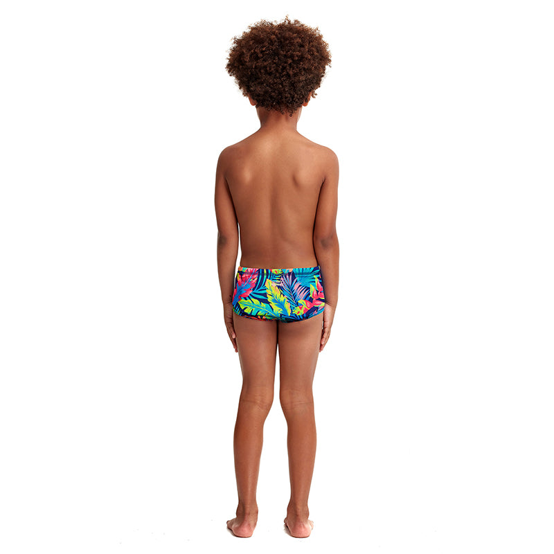 Funky Trunks - Palm Off - Toddler Boys Eco Printed Trunks