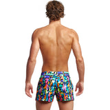 Funky Trunks - Paper Cut - Mens Shorty Shorts Short