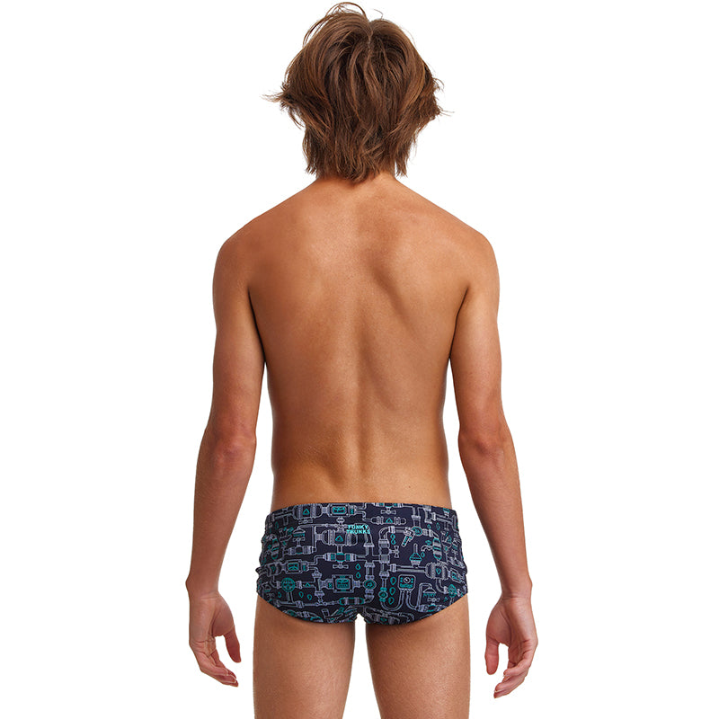 Funky Trunks - Pooped - Boys Eco Sidewinder Trunks