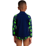 Funky Trunks - Prickly Pete - Toddler Boys Zippy Rash Vest