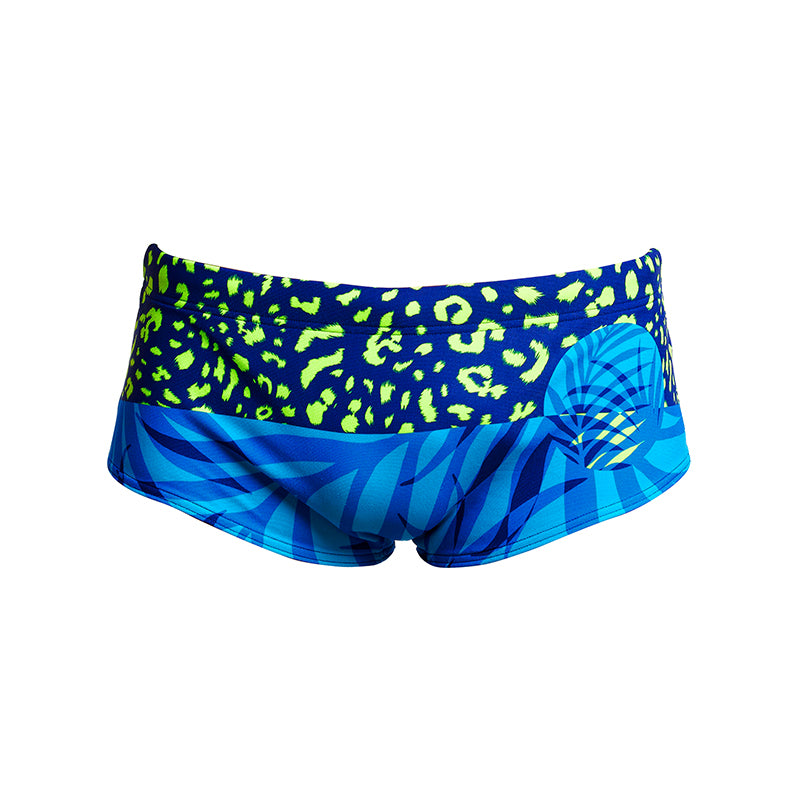 Funky Trunks - Purry Palm - Mens Sidewinder Trunks