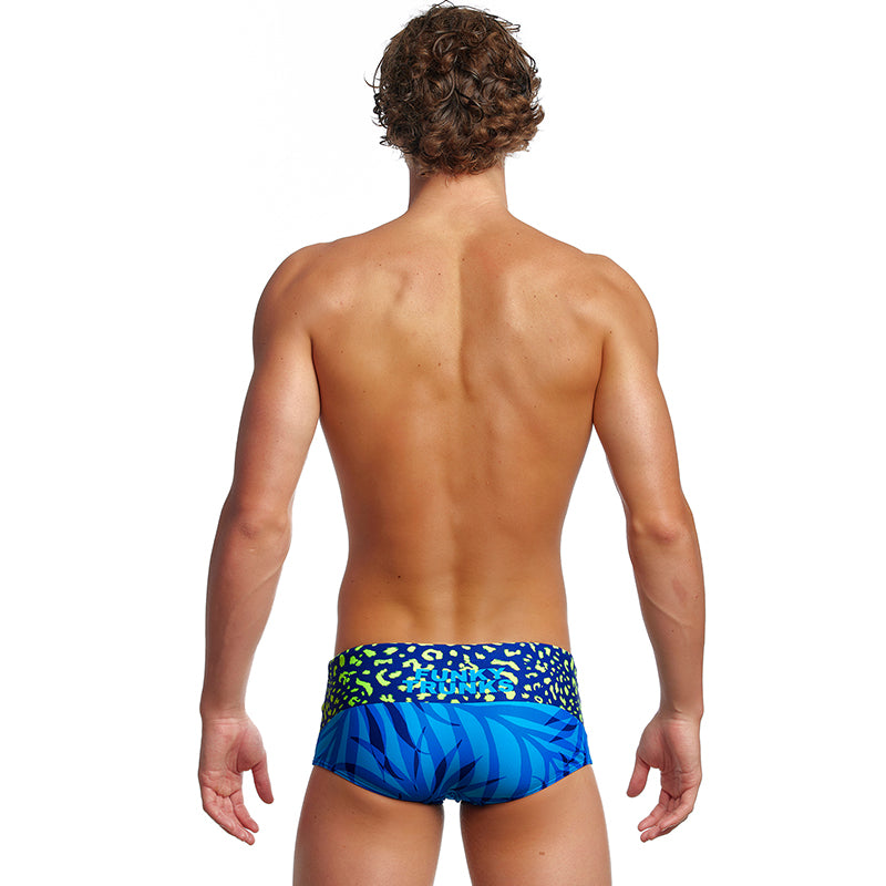 Funky Trunks - Purry Palm - Mens Sidewinder Trunks