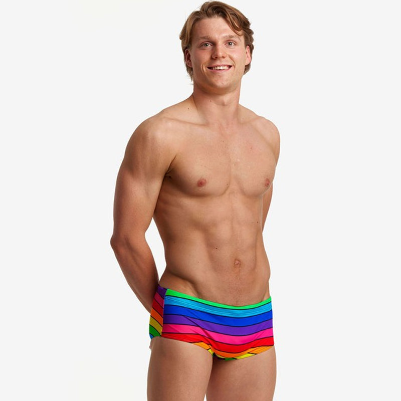 Funky Trunks - Rainbow Racer - Mens Sidewinder Trunks