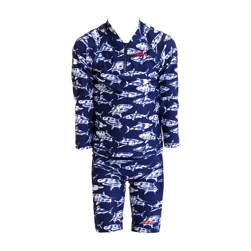 Funky Trunks - Rompa Chompa - Toddler Boys Zippy Rash Vest