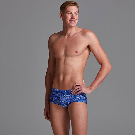 Funky Trunks - Sky City - Mens Plain Front Trunks