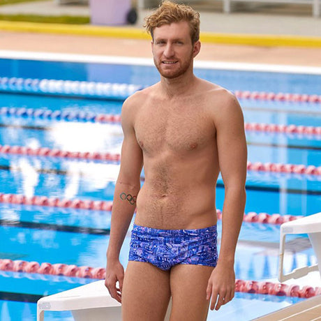 Funky Trunks - Sky City - Mens Plain Front Trunks