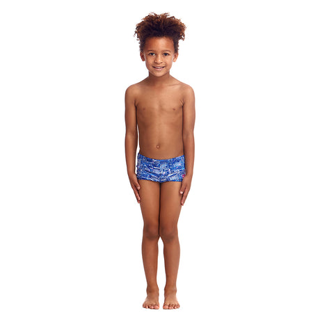 Funky Trunks - Sky City - Toddler Boy's Square Trunks