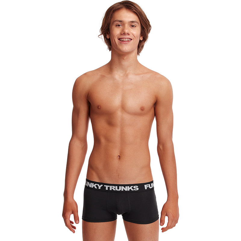 Funky Trunks - Still Black - Boys Underwear Trunks