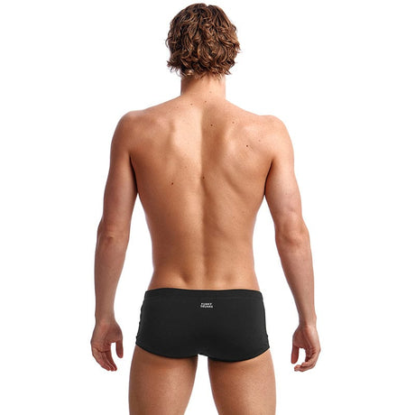 Funky Trunks - Still Black - Mens Plain Front Trunks