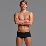 Funky Trunks - Still Black - Mens Plain Front Trunks