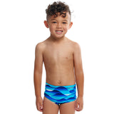 Funky Trunks - Storm Buoy - Toddler Boys Eco Printed Trunks