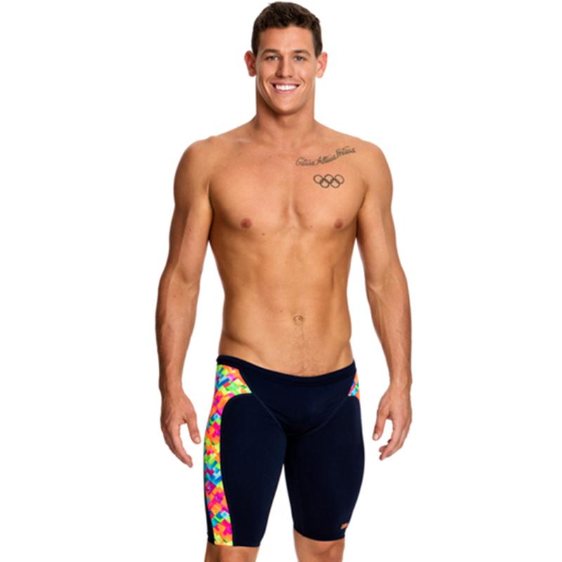 Funky Trunks - Stroke Rate Navy - Boys Training Jammers