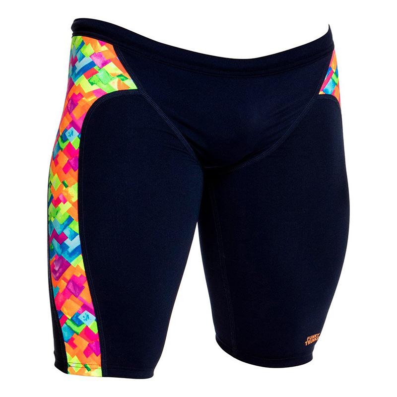 Funky Trunks - Stroke Rate Navy - Boys Training Jammers