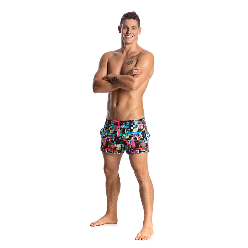 Funky Trunks - Test Signal Mens Shorty Shorts