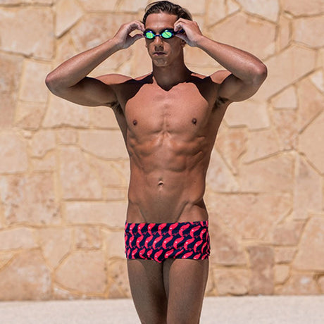 Funky Trunks - The Great Sausage Run Mens Plain Front Trunks