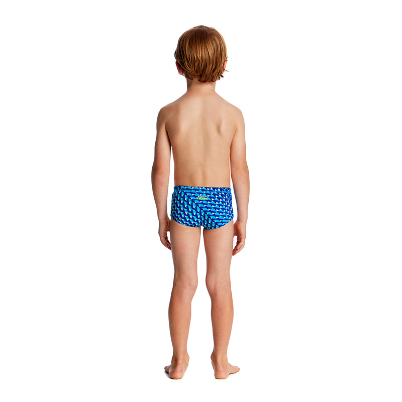 Funky Trunks - Vapour Scale Toddler Boys Printed Trunks