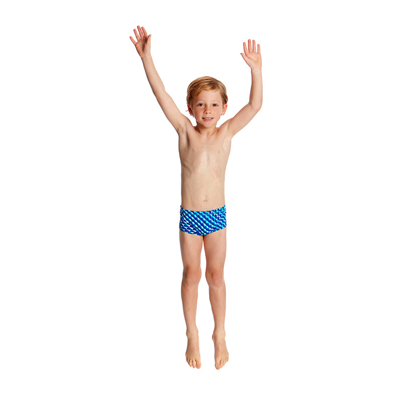 Funky Trunks - Vapour Scale Toddler Boys Printed Trunks