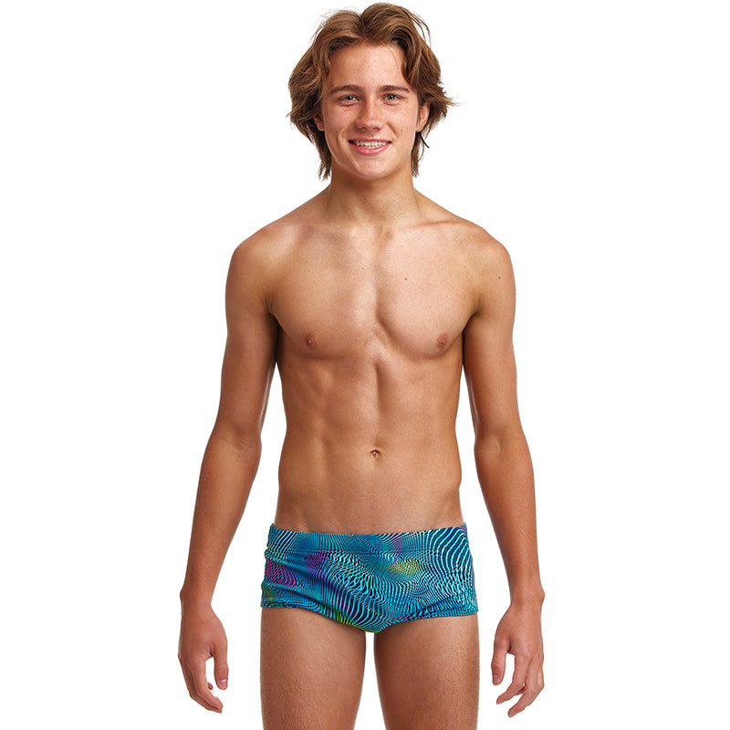 Funky Trunks - Wires Crossed - Boys Sidewinder Trunks