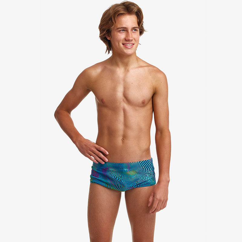 Funky Trunks - Wires Crossed - Boys Sidewinder Trunks