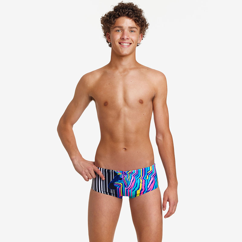 Funky Trunks - Zorse Code - Boys Sidewinder Trunks