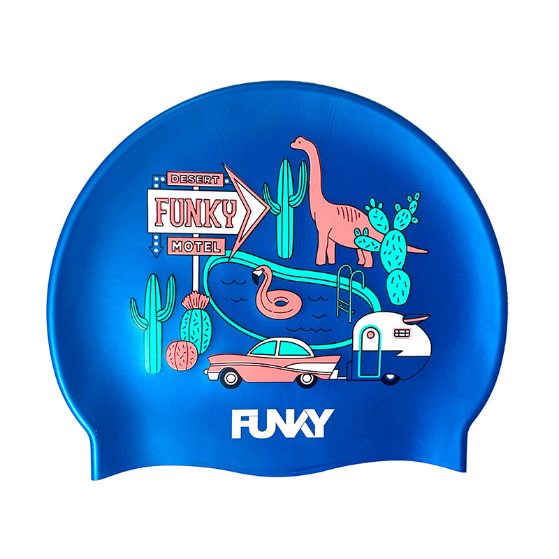 Funky - Wacky West Silicone Swimming Cap