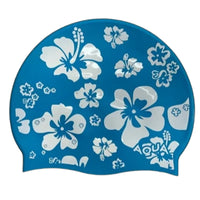 Happy Hibiscus - Blue Silicone Hat