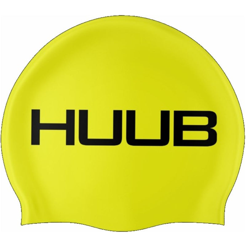 HUUB - Fluro Silicone Swim Cap - Yellow