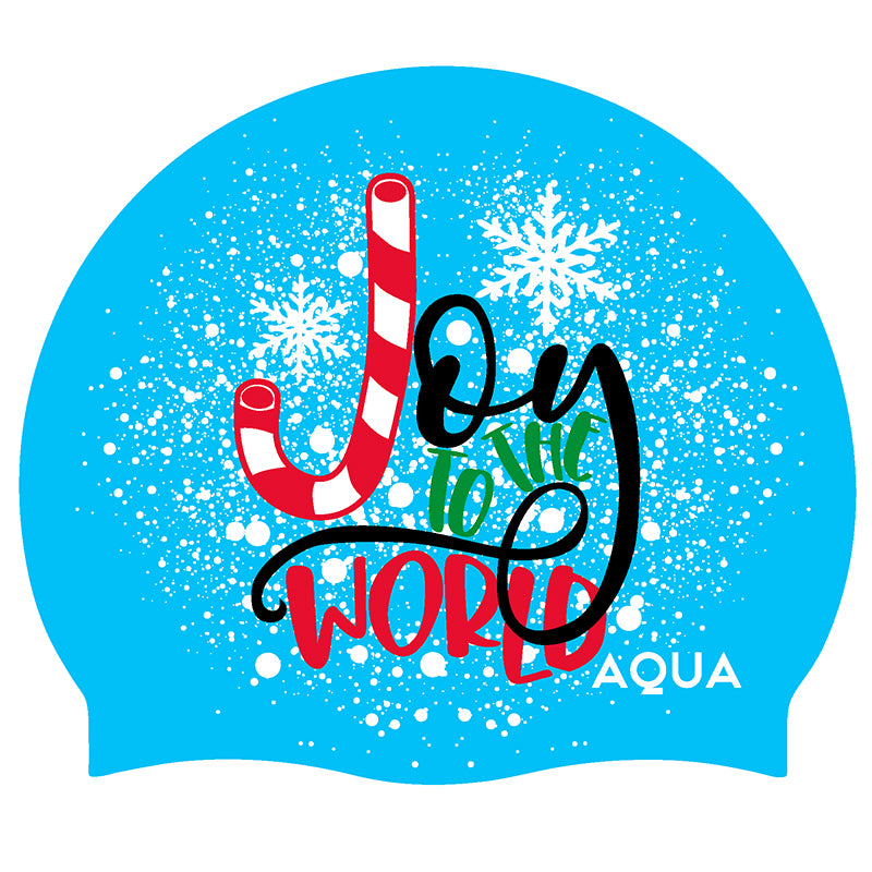 Joy To The World - Christmas Swim Hat