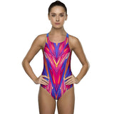 Maru - Carnival Pacer Vault Back Ladies Swimsuit - Multi