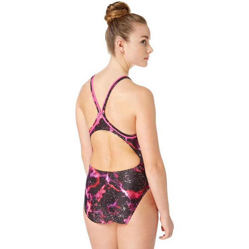 Maru - Constellation Ace Back Ladies Swimsuit - Pink