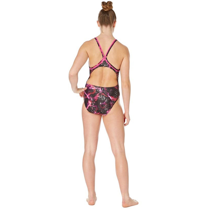 Maru - Constellation Ace Back Ladies Swimsuit - Pink