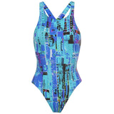 Maru - Eco Zone Back Ladies Swimsuit - Turquoise - Aqua Swim Supplies