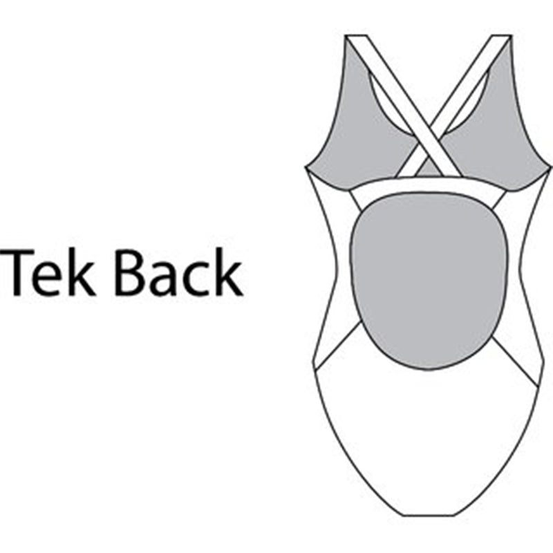 Maru - Evolve Tek Back Ladies Swimsuit - Navy/Multi - Aqua Swim Supplies
