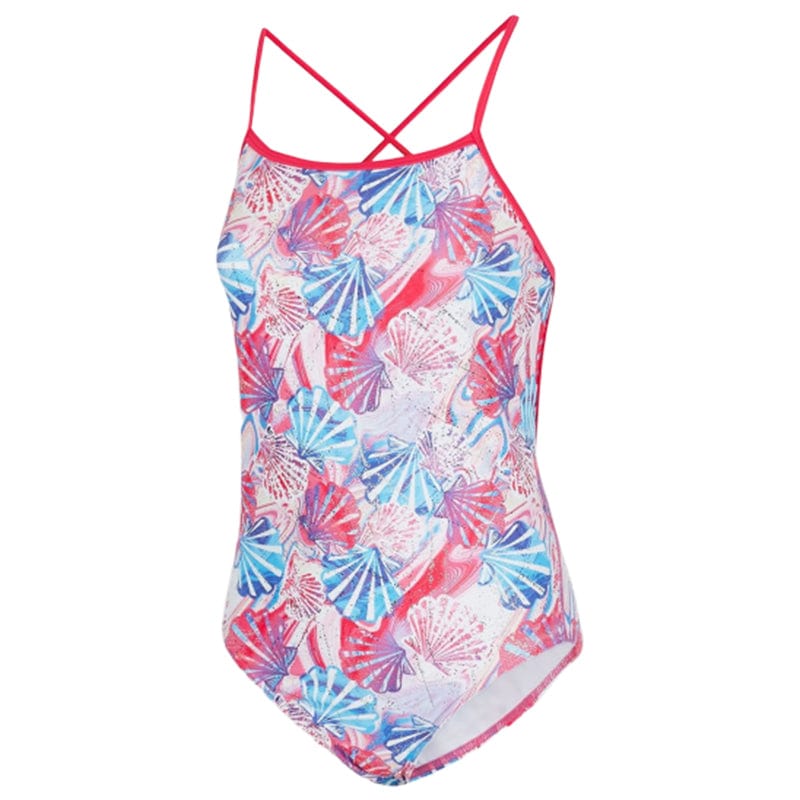 Maru - Fanshell Ecotech Sparkle Jay Back Ladies Swimsuit - Pink/Blue