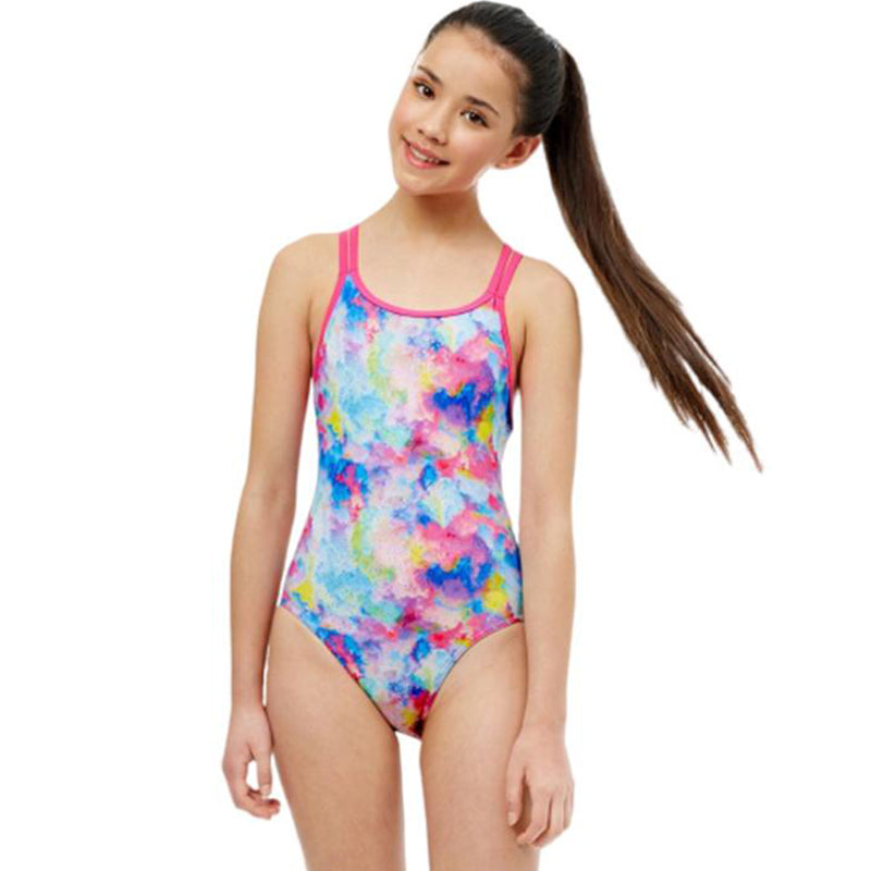 Maru - Nimbus Ecotech Sparkle Arrow Back Girls Swimsuit - Multi