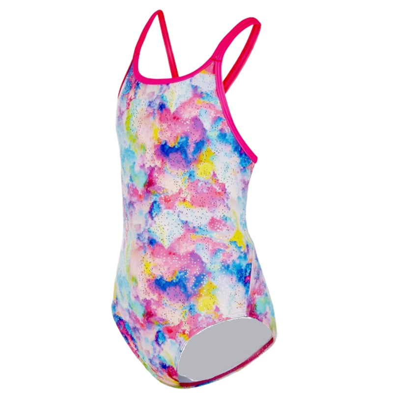 Maru - Nimbus Ecotech Sparkle Arrow Back Girls Swimsuit - Multi