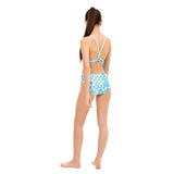 Maru - Shimmer Ecotech Sparkle Fly Back Girls Swimsuit - Aqua
