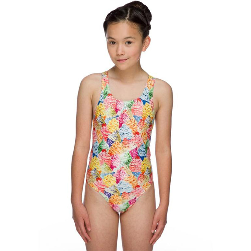 Maru - Cup Cakes Sparkle Rave Back Girls Swimsuit