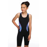 Maru Girls Swimwear - Flutter Pacer Panel Legs - Turquoise