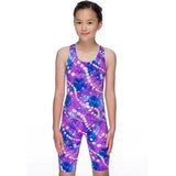 Maru Girls Swimwear - Tornado Pacer Leg Suit Purple