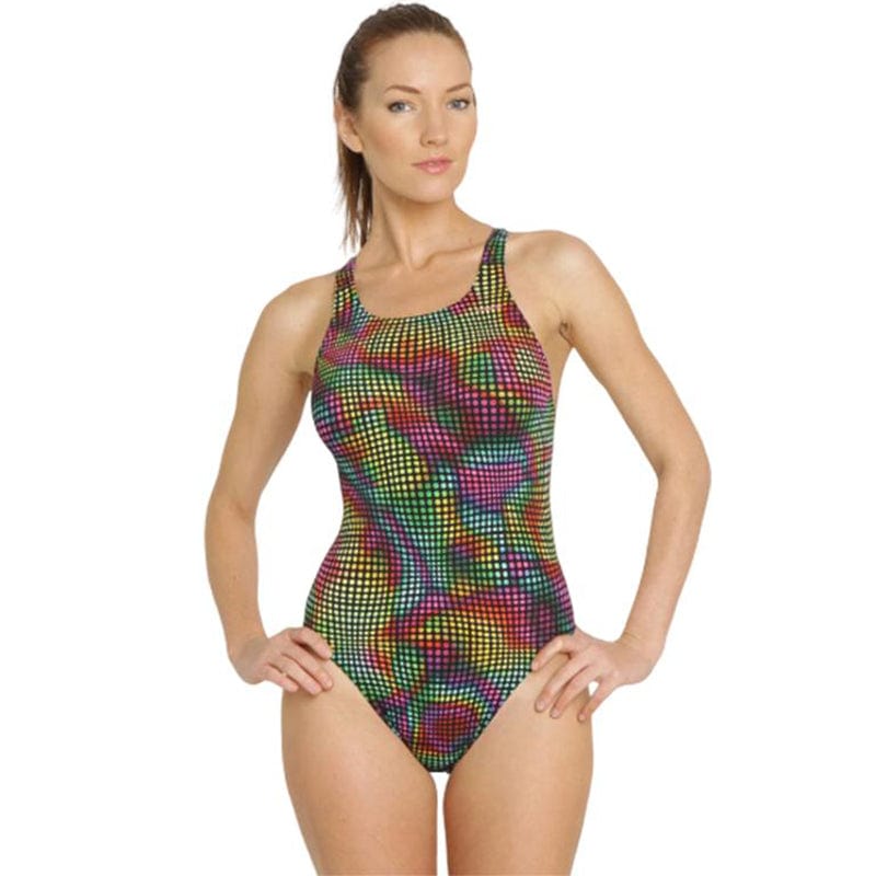 Maru - Vivid Tek Back Ladies One Piece Swimsuit - Aqua Swim Supplies