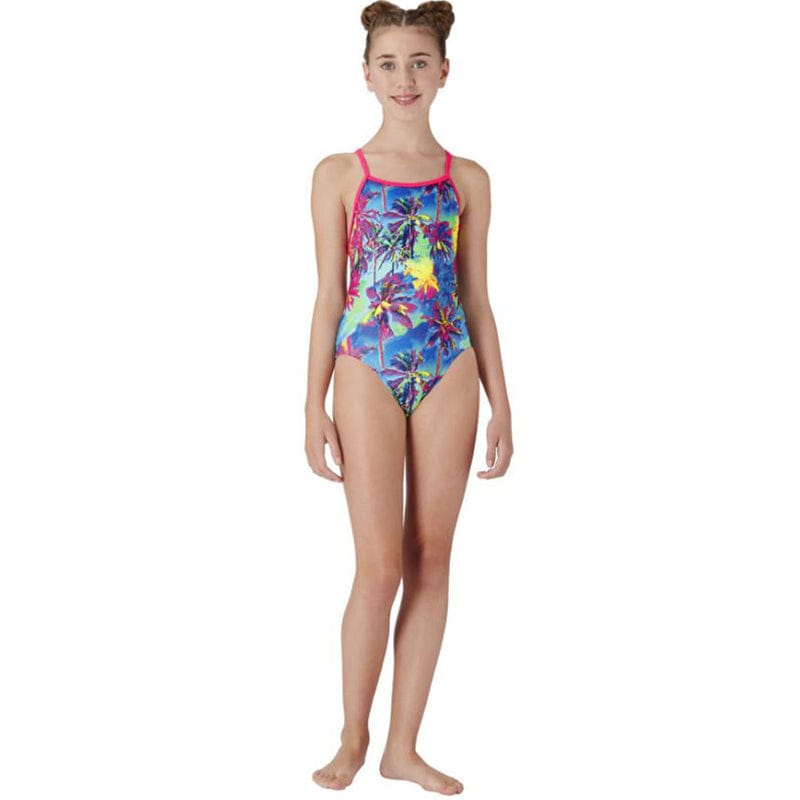 Maru - Holiday Ecotech Fly Back Girls One Piece Swimsuit