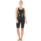 Maru - Holiday Ecotech Panel Ladies Legsuit - Black/Multi