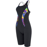 Maru - Holiday Ecotech Panel Ladies Legsuit - Black/Multi